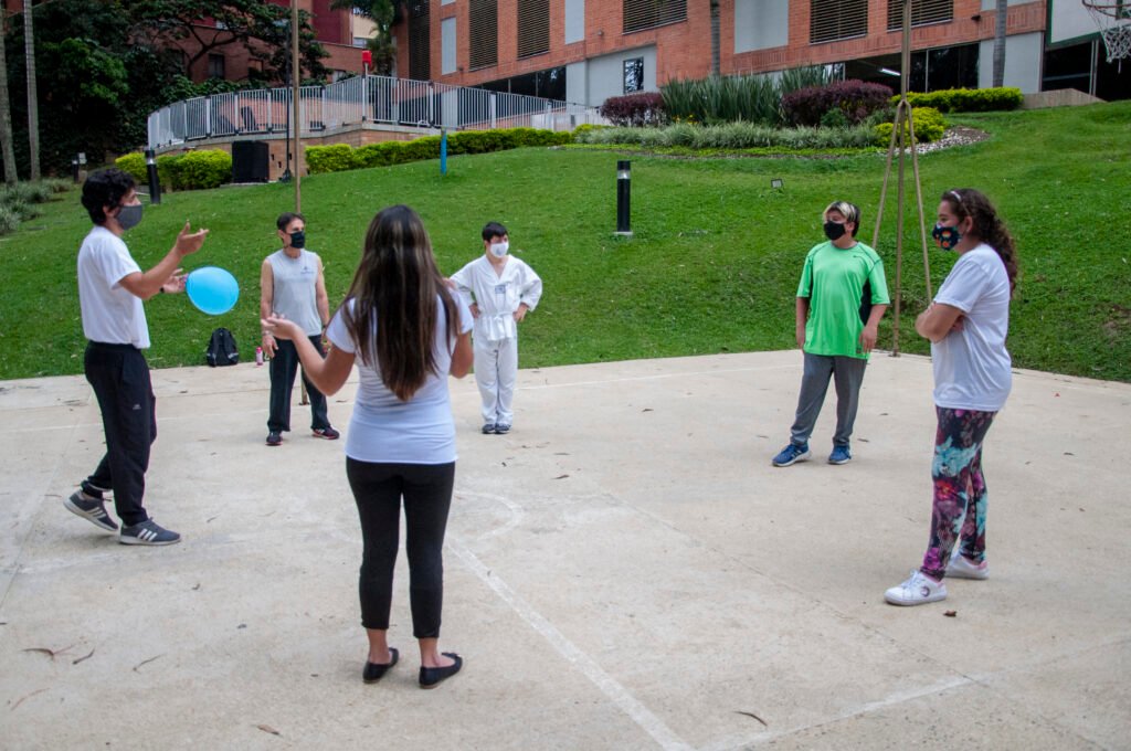 Entrenmiento de Taekwondo presencial pandemia